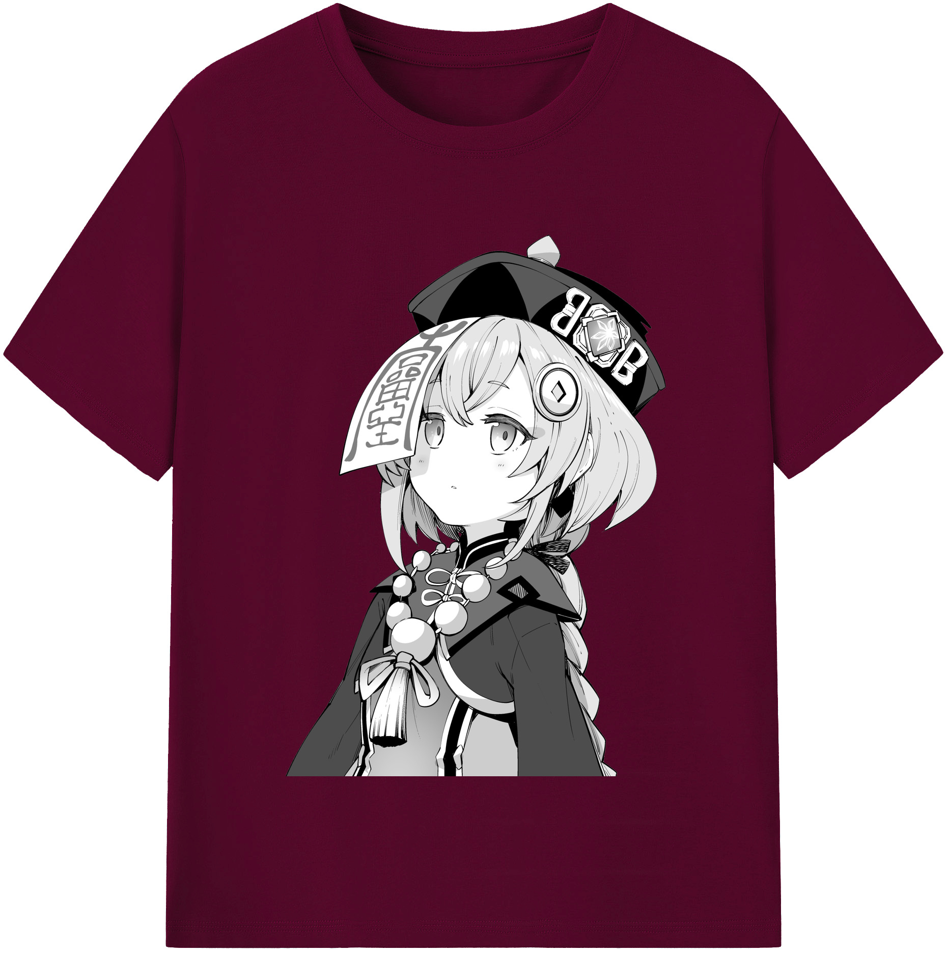 げんし神 七七 なな  genshin Nana レディースカジュアルプリントTシャツ（綿100％）